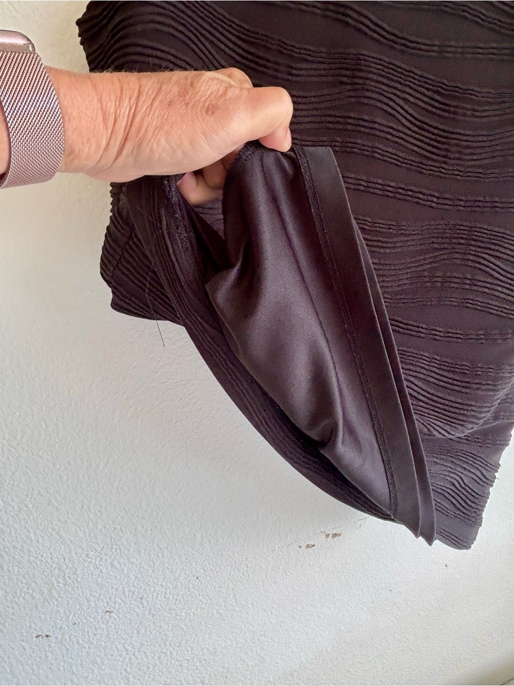 Calvin Klein Black Wavy Ribbed Tank - Picture 5 of 7